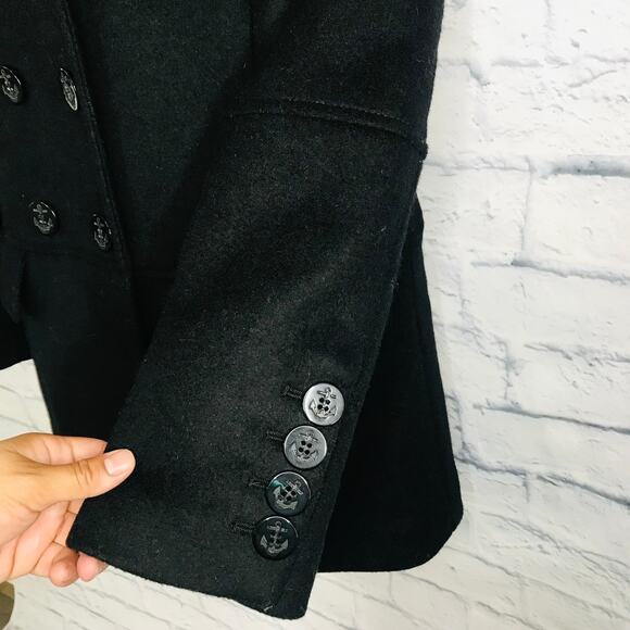 Zara Black Wool Jacket - Picture 6 of 9